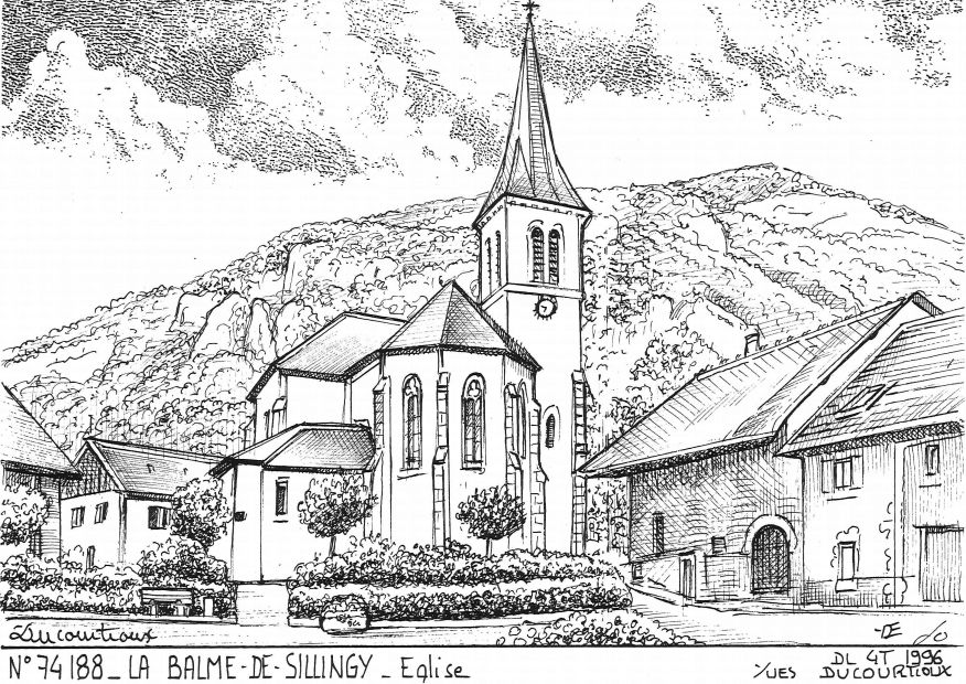 N 74188 - LA BALME DE SILLINGY - église